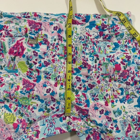 Lulu B Pull On 10” Printed Shorts Size 12 Resort - Picture 5 of 7